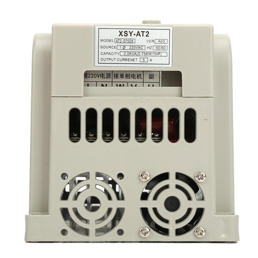 220VAC Variable Frequency Drive VFD Speed Controller for Single Phase 0.75kW AC Motor Inverter Motor Drive