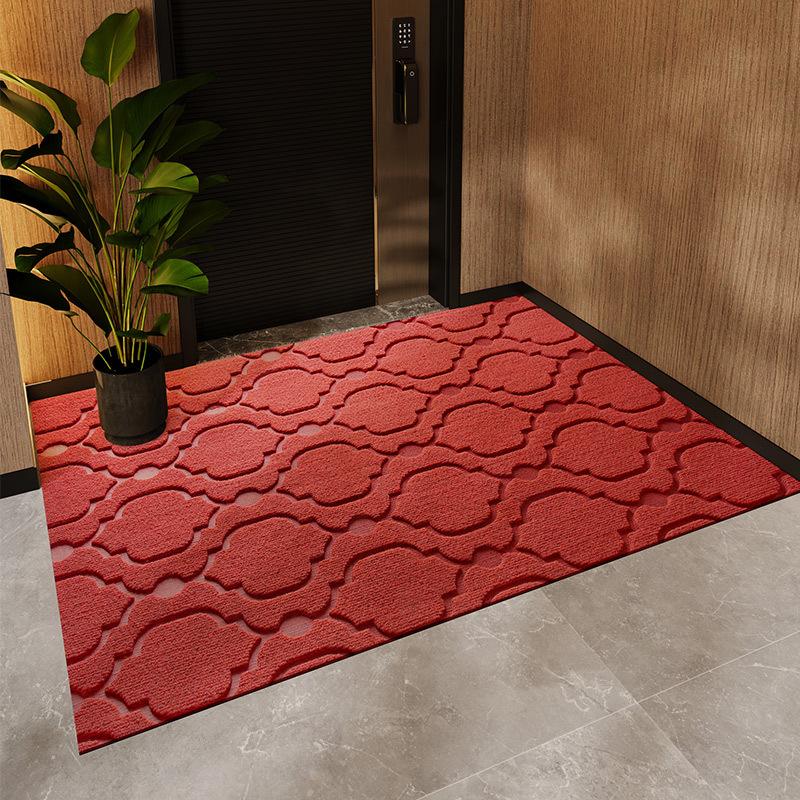 Hochwertige rote Bodenmatte für Villen, Türmatte, verdickte rutschfeste Außenmatte für den Eingangsbereich.