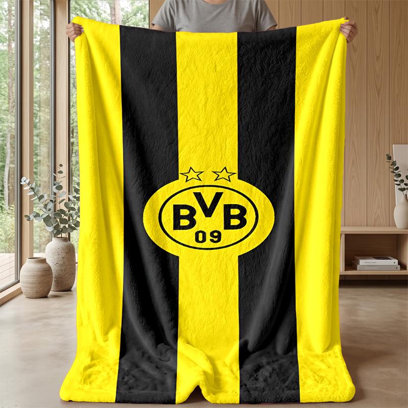 Borussia Dortmund Theme blanket Soft Flannel Fleece Blanket Warm Lightweight Throw Blanket for Home Sofa Bed