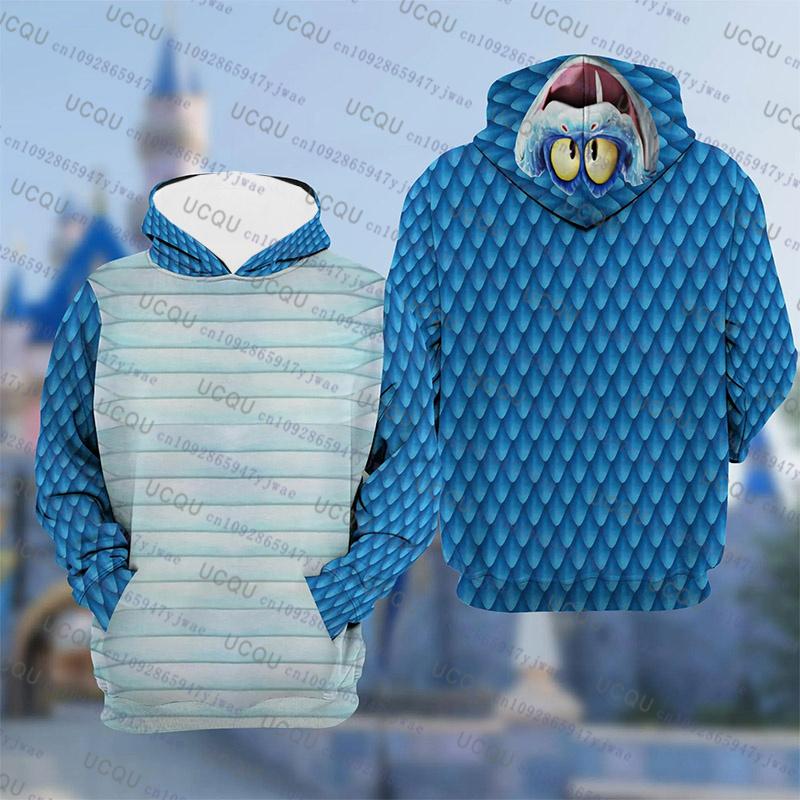 Zootopia 2 Nick Wilde Gary Costume Hoodie Cartoon Nick Wilde Fox Cosplay 3D Print Sweatshirt Pullover Sports Hoodies Kid/Adult 100