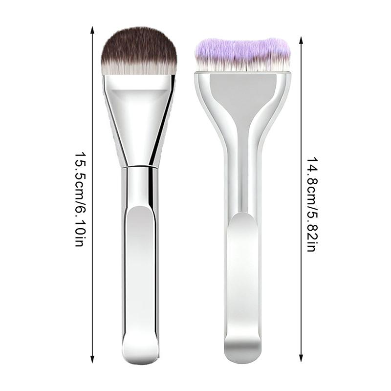 Flat-Headed Foundation Brush Professional Portable And Easy-To-Clean Makeup Brush
