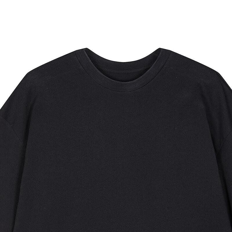 LESS 2025 Summer New Style Round Neck Mid-Sleeve T-Shirt