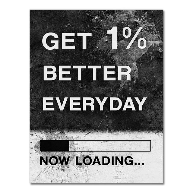 Wild Lion Letter Motivational Quote Art Posters and Prints On Canvas Painting Decorative Wall Art Picture for Office Home Decor No Frame