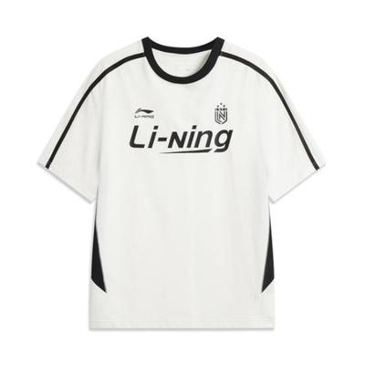 Li Ning LiNing Sports Life Collection T Shirt Unisex Ivory AHSV299-1