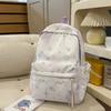 Schoolbagins wind backpack schoolbag cute cloud pendant simple fresh fashion versatile backpack Korean version of campus sweet