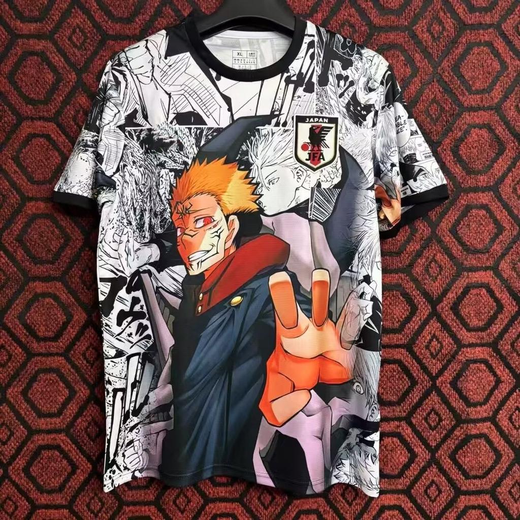Japan National Football Jersey Anime Manga Short-sleeved Football Jersey Japan National Team Jersey