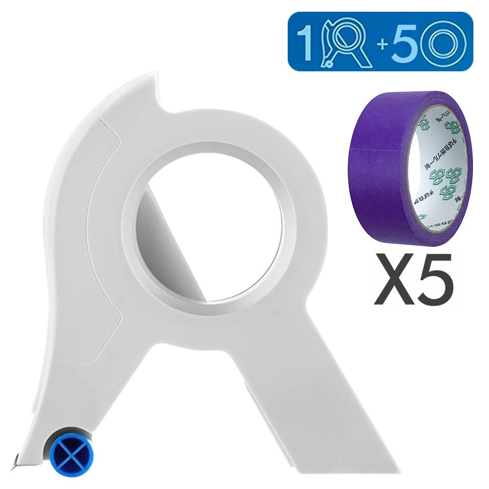 New Painter Masking Tape Applicator Dispenser Machine Adhesive Tape with Tape Cutting Tool for Repair and Beautify Crack in Tile