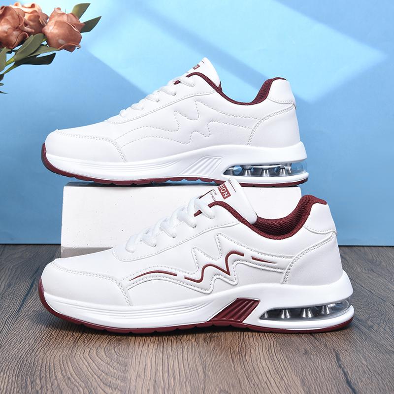 Fashion Women Casual Shoes leather Breathable Vulcanized Shoes Woman Autumn Fashion Comfortable Sneakers Women Casual Sports Sheos