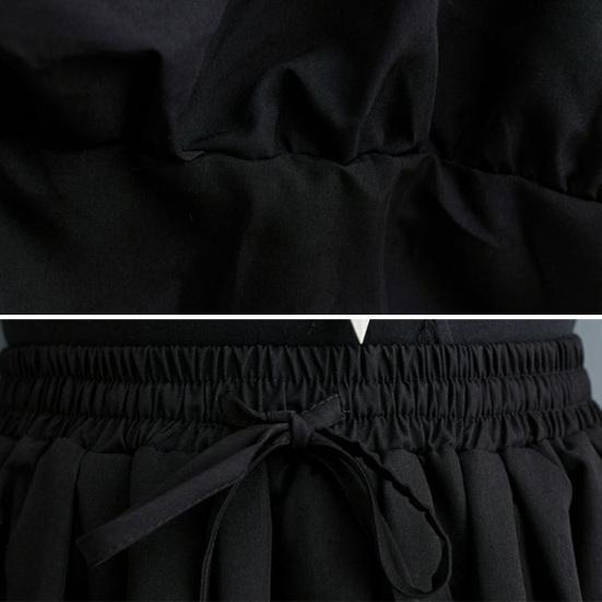 Damen Rock Hohe Taille Großer Saum Maxirock mit Taschen Einfarbige Lockere Passform Lässiger Knospenrock Abendparty Kleidung
