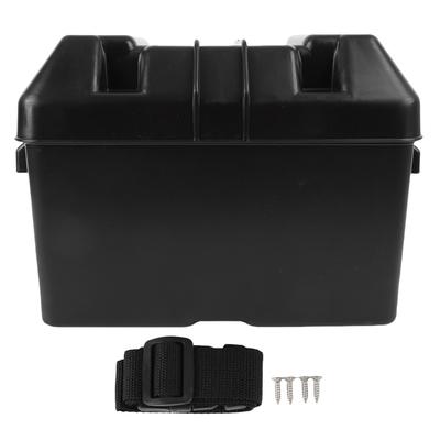 RV Battery Box Anti Impact ABS Marine Automotive Boat Trailer Battery Box for Batteries Smaller