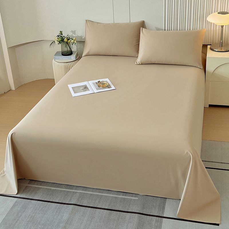 Lenzuolo Spesso Monocolore Stile Ins, Biancheria da Letto Antipolvere per Tutte le Stagioni per Singolo & Matrimoniale, Dormitorio, Casa