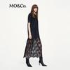 MO&Co. Women's Cotton Straight Suit Midi Dress