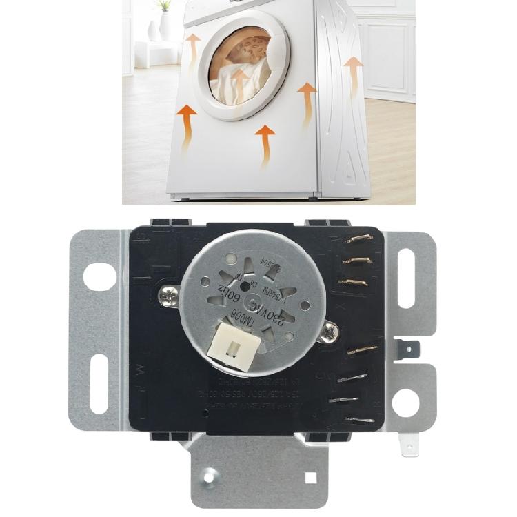 Quick Installation Dryer Timer Metal Texture Dryer Replacement Part Suitable for Various Brands Easy Setup in Minutes