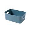 5pcs Plastic Storage Basket Desktop Organizer Bin with Handles for Cosmetics Toiletries Kitchen Snacks Sundries