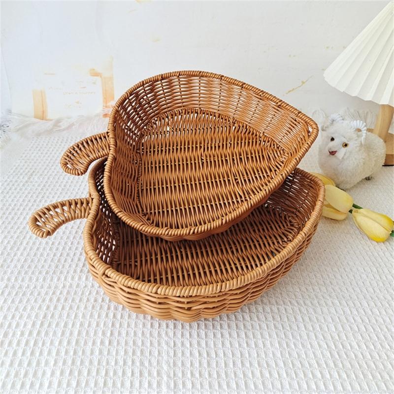 Woven Bread Baskets Fruit Baskets Storage Baskets Vegetable Baskets Snacks Storage Baskets for Vegetables and Snacks