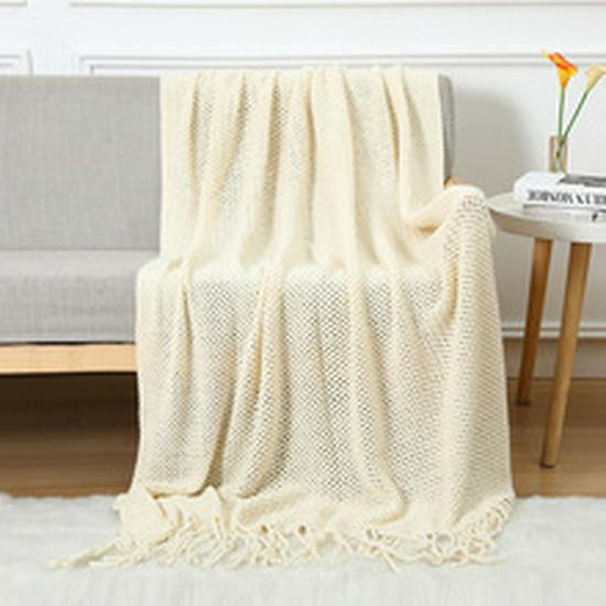 Waffelstruktur Mehrzweckdecke: Sofa, Nickerchen, Bett und Decke für Zuhause, Büro oder Reisen.