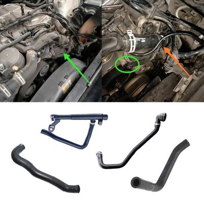 Ölkühler-Auslassschlauch unten zur Wasserpumpe für 3,2 l Land Rover LR2 Volvo Thermostat zum Kühlerrohr LR005563 LR006135