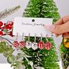 Grenzüberschreitendes Weihnachts-Print Acrylkugel Ohrring Set - 3 Stück