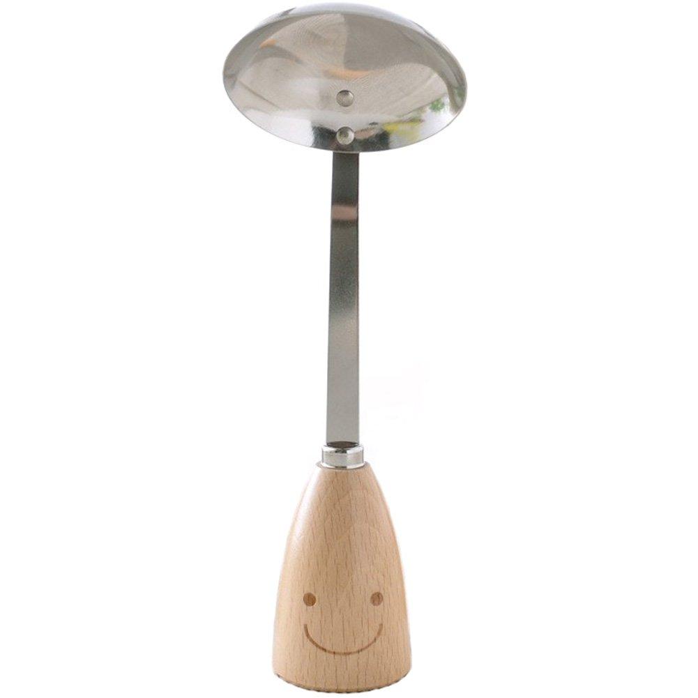 Nagao Waiwai Kitchen Tabletop Stainless Steel and Made in Ladle, Wood, Japan, WY-01