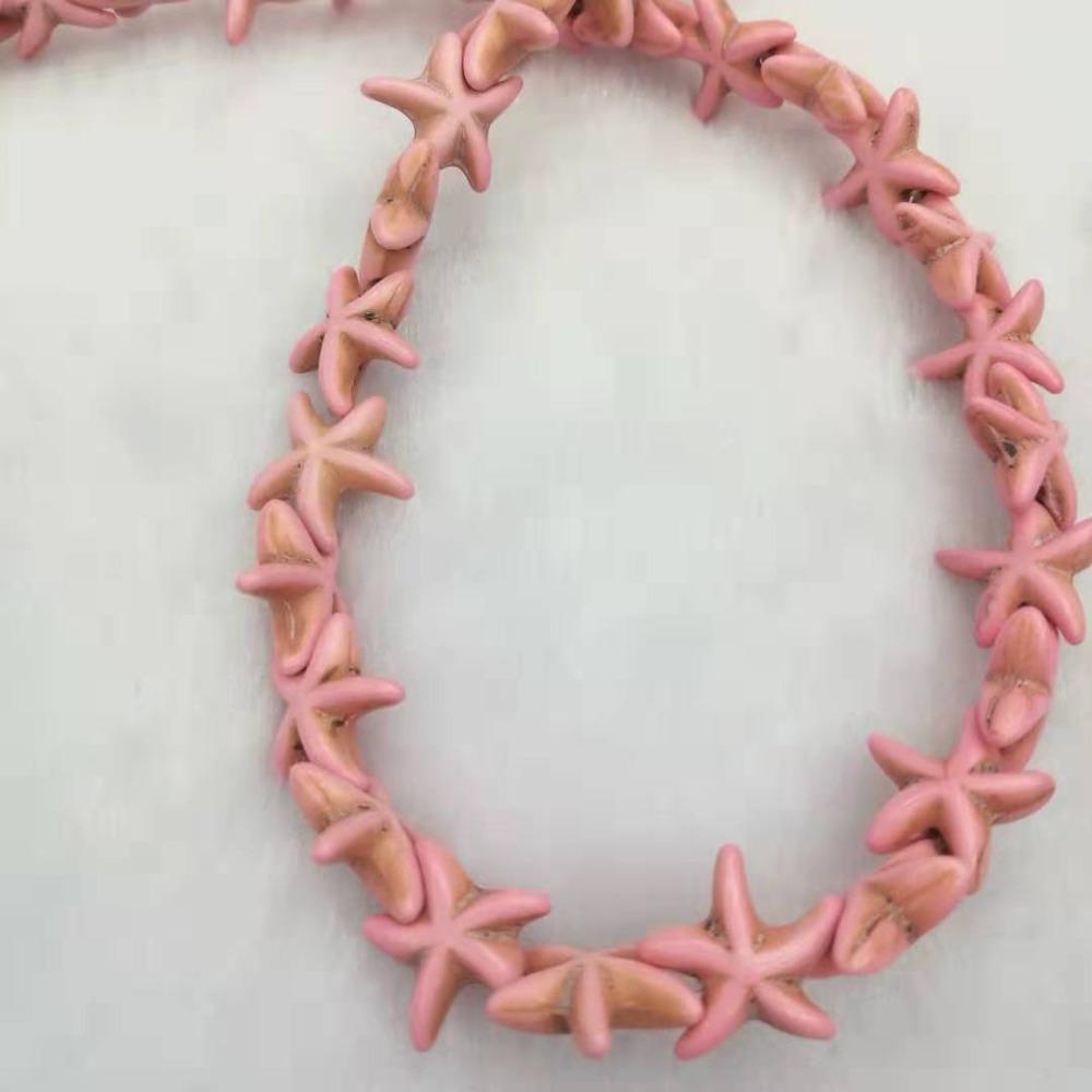 Stone Powder Sea Loose Spacer Stone Beads Waterproof DIY Anklet Accessory Summer