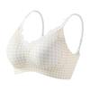 Spring and summer pastoral style, small floral jelly glue, lace breast design, no steel ring, breathable bra cover gathering