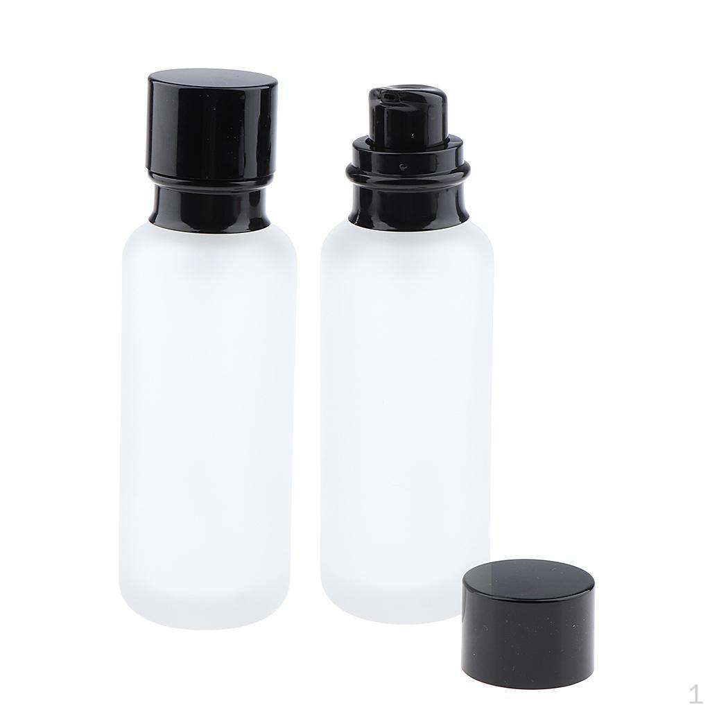 2 Pcs Empty Bottle Spray Cosmetic Liquids