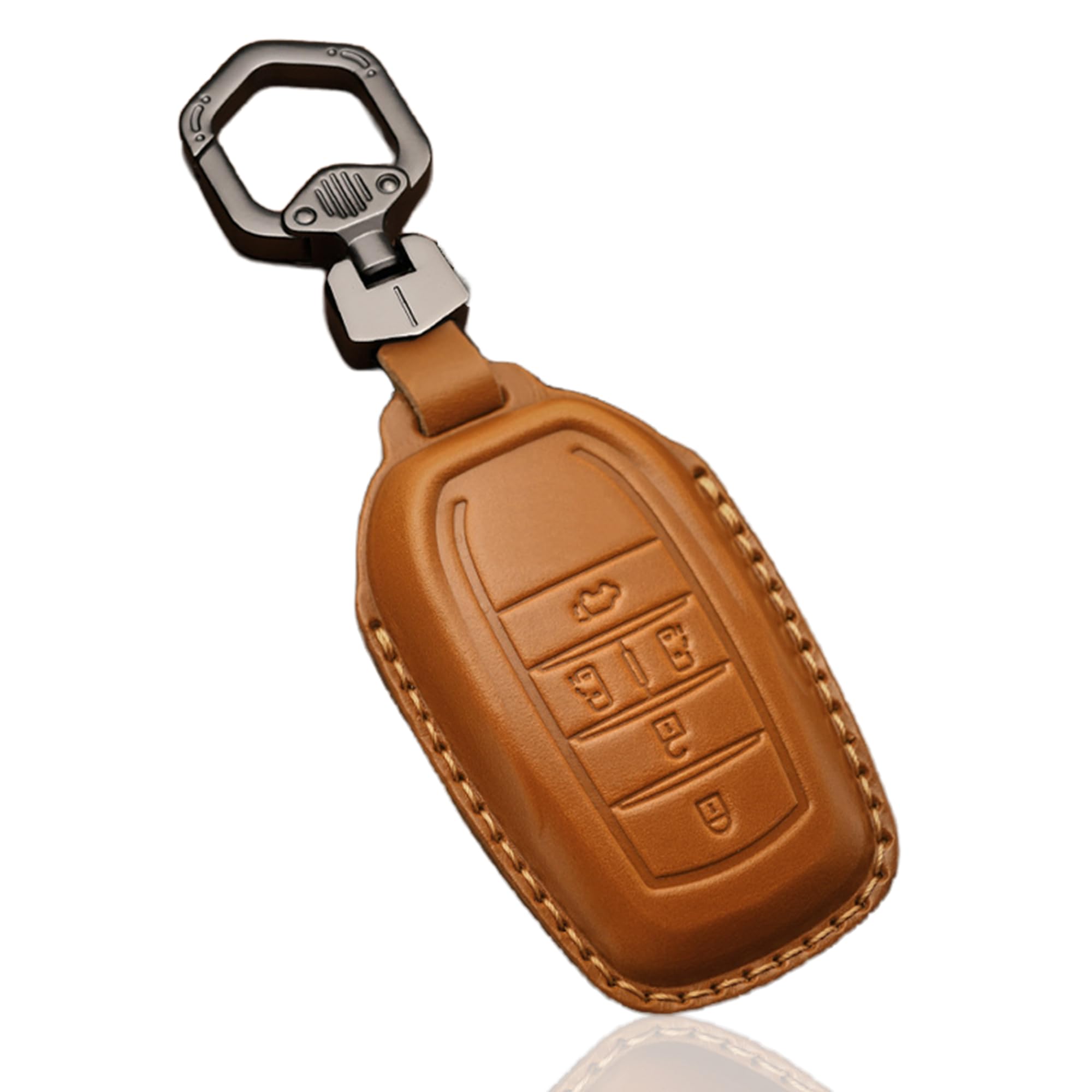 

Fesanla Toyota Key Case мужской из натуральной кожи легкий Sienta Key Case Vellfire 40 Series Accessories Noah 90 Series Alphard 40 Series 5 Button