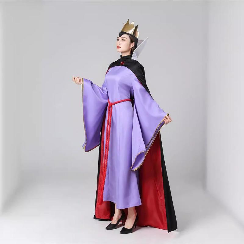 Grimms Märchen Schneewittchen Stiefmutter Cosplay Boshafte Königin Stiefmutter Spielkostüm