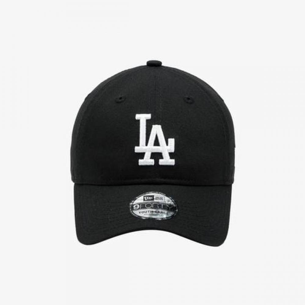 New Era Kids La Dodgers White On bLack Unstructured Ballcap bLack 14666484