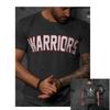 Warriors Fitness Training Gym Leisure TShirt Mens and Womens Luxury Brand Top