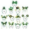 StPatricks Day HairHoop for Irish National Day Celebration Glittering Powder Headband for Theme Party Festival Gathering