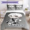 Juego de Ropa de Cama BlueLock de 3 Piezas con Nombre Personalizado, Cierre de Funda Nórdica, Incluye 1 Funda Nórdica y 2 Fundas de Almohada, Suave y Cómodo para Todas las Estaciones.