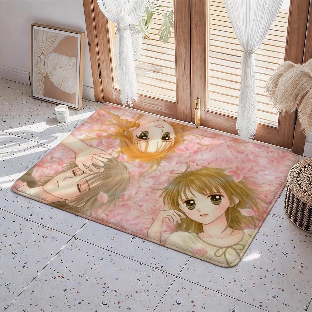Anime K Kodomo no Omocha Floor Mat Eco Flannel Doormat Non Slip Odorless Indoor Floor Rug Soft Short Plush Home Mat