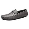 Men's Genuine Leather Loafers: British Style Slip-On Driving Moccasins with Soft Sole
