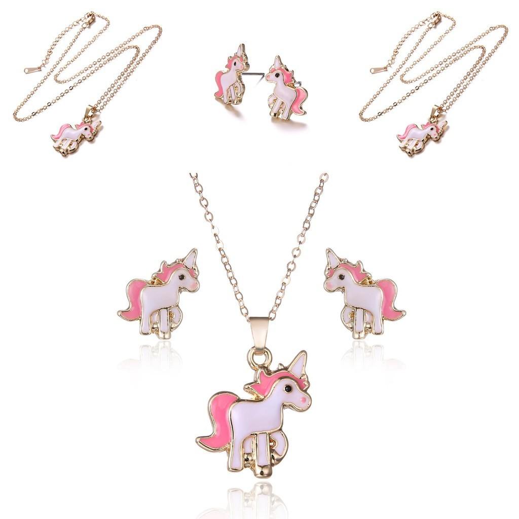 Cute Animal Necklace Set European And American Hot Selling Alloy Jewelry Set