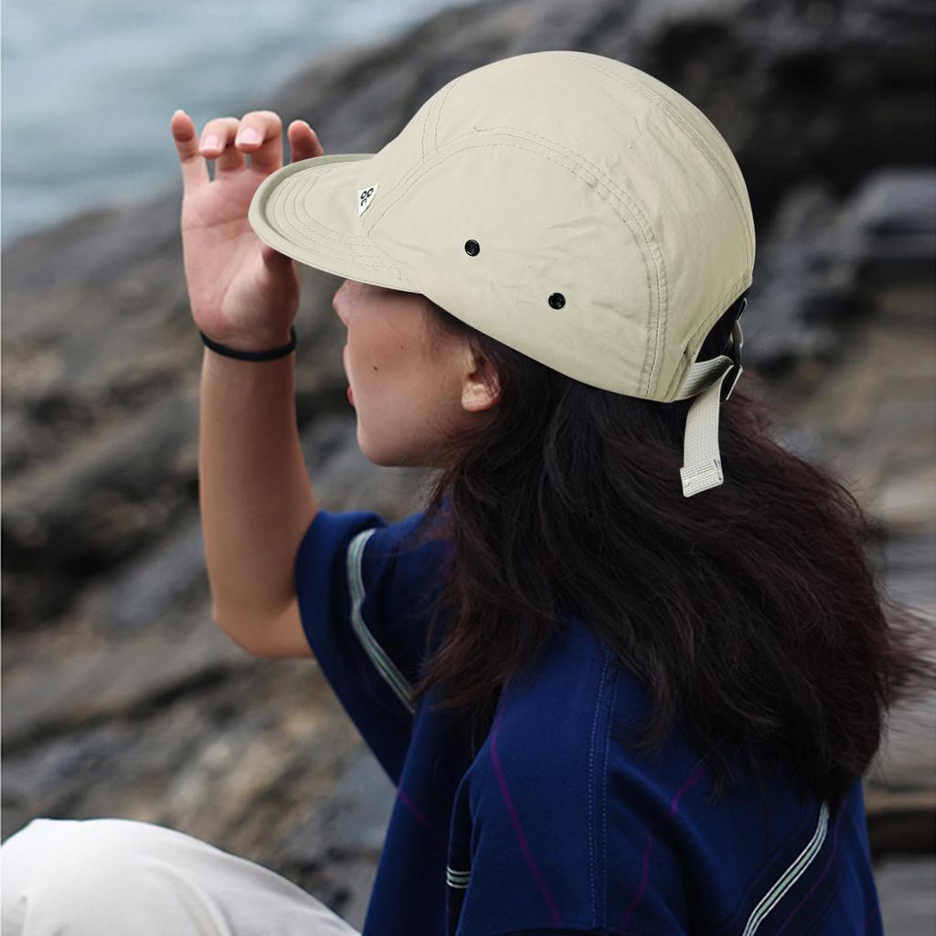 Geyanuo Short Brim Umpire Cap for Men and Work Hat Women, Quick-Drying, Water-Repellent, Summer, Lightweight, Breathable, Simple, Casual,