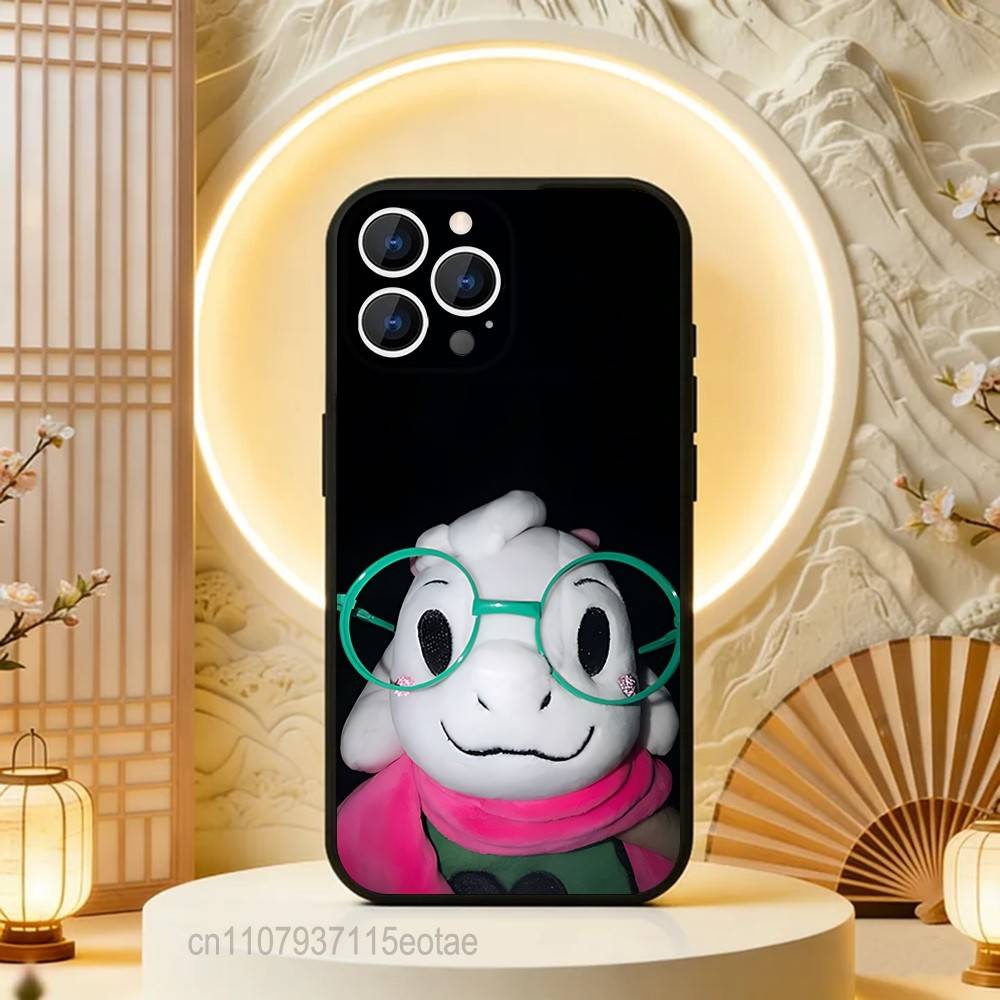 

Game D-Deltarune Ralsei Black Soft Case For iPhone 17 13 14 15 11 16 12 Pro Max Pro Max Plus E Air Mini Phone Cover Shell iPhone15plus
