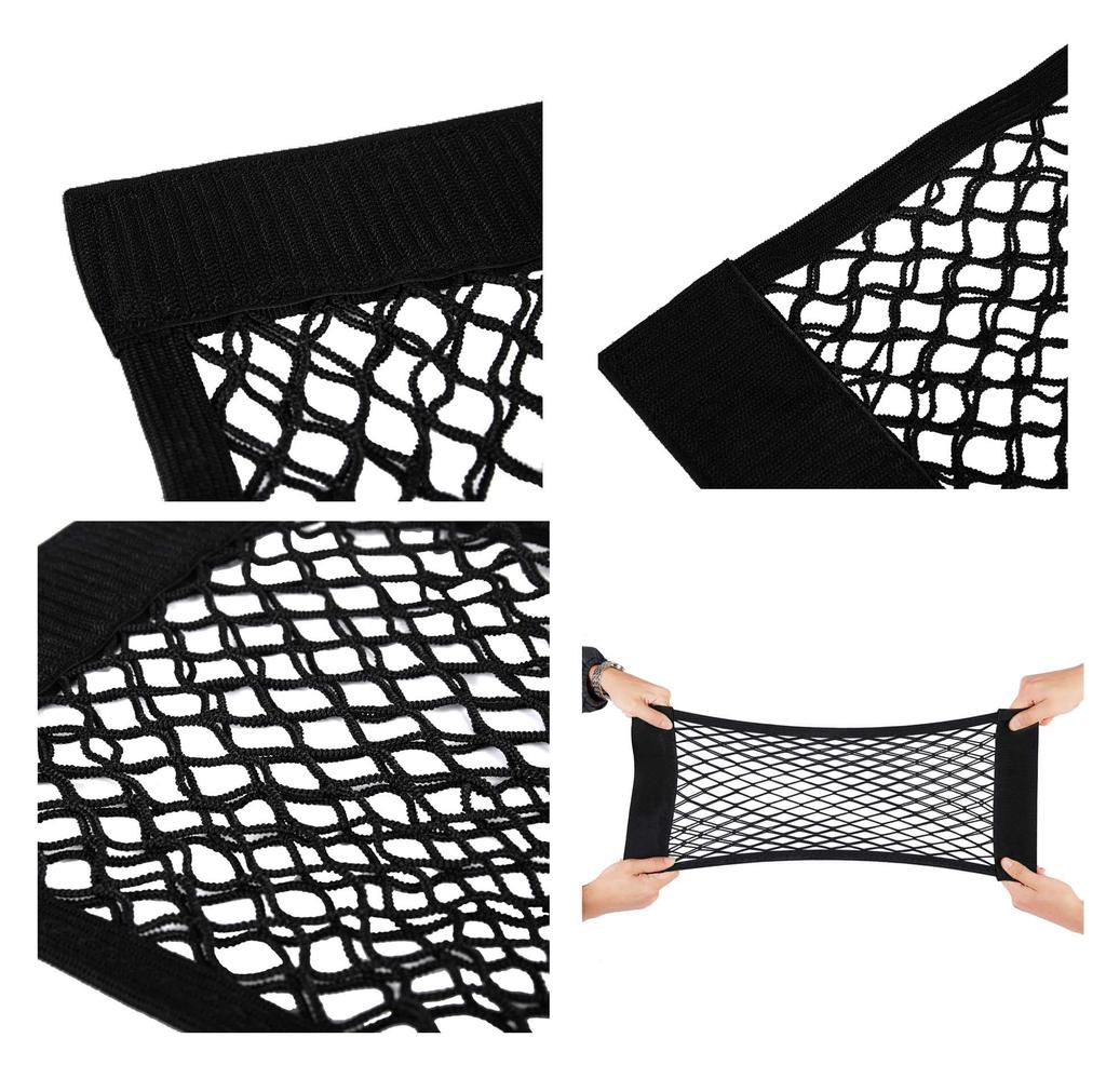 Auto-Kofferraum-Aufbewahrungstasche Nylon-Netz Auto Hinten Organizer Elastische Schnur Gepäcknetz Halter Tasche für Auto Kofferraum SUV Limousine