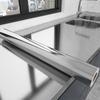 40cm Wide Brushed Nickel Vinyl Wallpaper Decorative Stainless Steel Wall Papers Countertops Kitchen Car Stick Film Decor