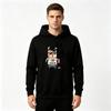 Men 90s Gangster Pig Graphic Print Pullover Hoodie Casual Long Sleeve Sweatshirt for Men