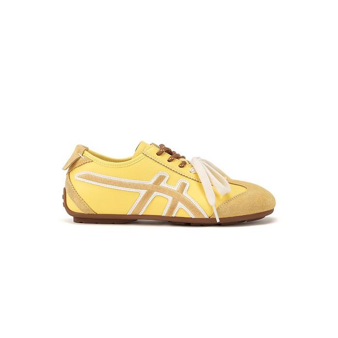 

Cowhide version Su Yinyin same love comprehensive girl pair of shoelaces color matching inner height increase casual shoes Forrest Gump shoes women 40