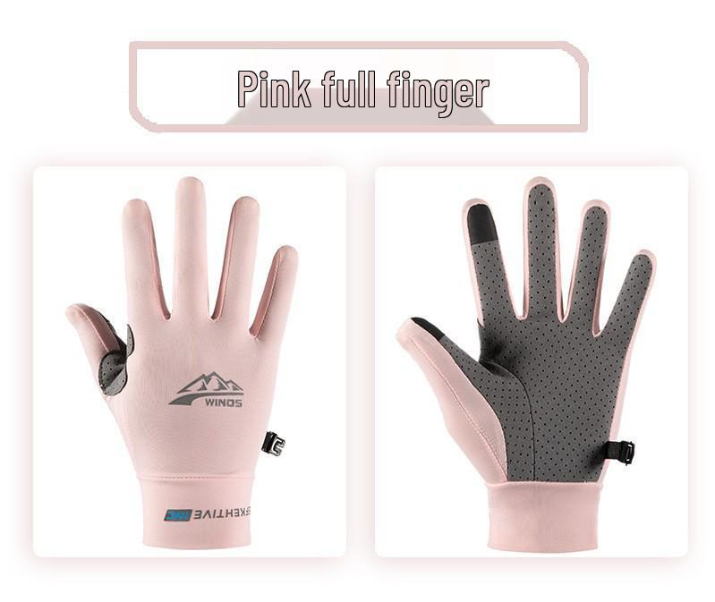 Unisex Full & Half Finger Cycling Gloves - Non-slip, Wear-resistant, Ice-cool for Outdoor Sports.