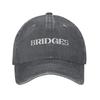 Bridges Death Stranding Logo Cappellino da Baseball Unisex per Uomo e Donna Videogioco Usurato Lavato Casual da Esterno per Corsa Golf Regalo Cappellino Snapback
