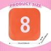 10 Pieces Flat Cones Markers Non Slip,Square,Floor Agility Dots,Floor Playmat for Soccer