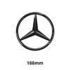 1pc 188mm 210mm ABS Car Front Grille Badge Decal Cover Emblem For Mercedes Benz A/B/C/E/S Class GLA CLA GLE GLK CLK CLS GLS GLC YS7