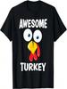 Thanksgiving Awesome Turkey Funny Pajama T-Shirt