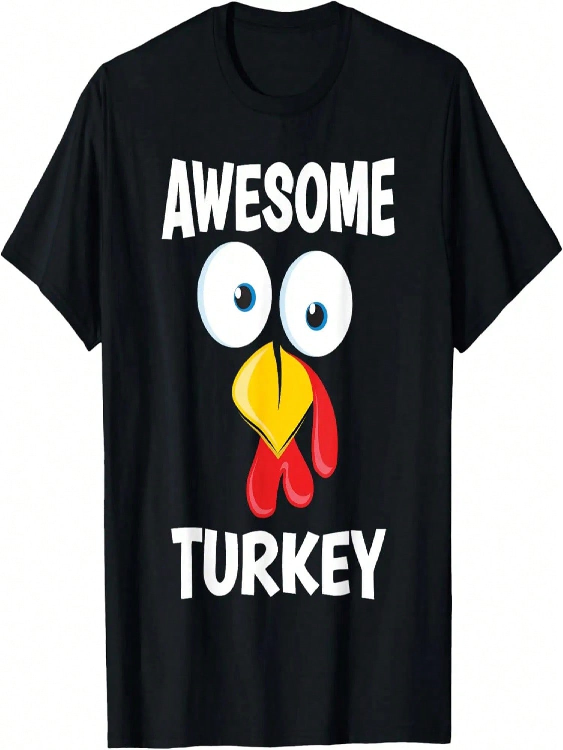 Thanksgiving Awesome Turkey Funny Pajama T-Shirt S