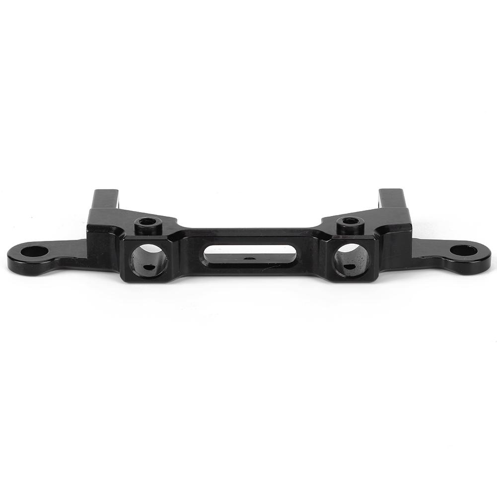 Aluminum Alloy Rear Bumper   Car Shell Column Mount Fit for 1 10 RC for Axial Scx10 III Black