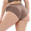 Women Plus Size Breathable Hip-Hugging Panties Mid Waist Print Solid Color Sexy Comfortable Brief L 1Xl 2Xl 3Xl 4Xl 5Xl