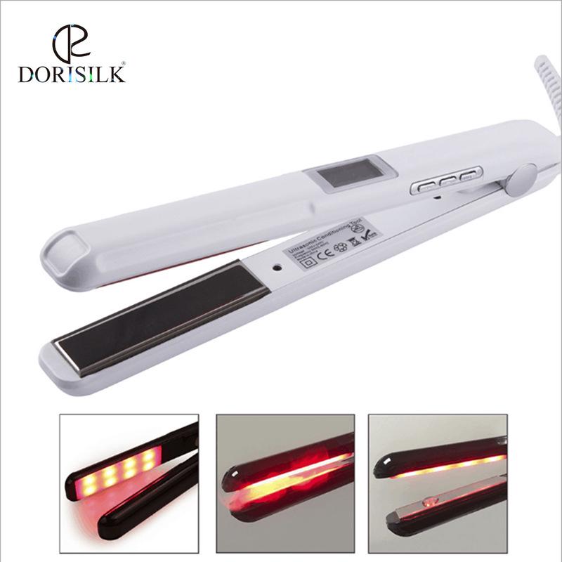 

Infrared Ultrasonic Multifunctional Hair Straightener for Fluffy Styling Black EU